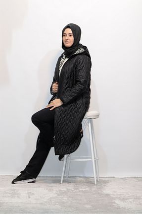 کاپشن حجاب مشکی زنانه رگولار Zey&Ka Butik - کد 784205136