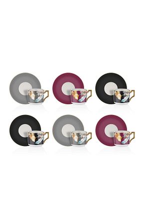 فنجان قهوه رنگی 6 نفره Neva - کد 784235837
