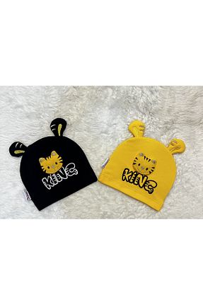 کلاه مشکی بچه گانه پنبه ای anne dokunuşu gibi KUZUM BEBE - کد 784505978