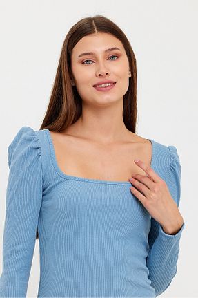 بلوز متالیک زنانه ساده Avones - کد 784203000