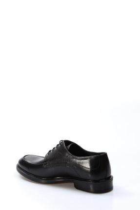 کفش کژوال مشکی مردانه چرم طبیعی پاشنه کوتاه ( 4 - 1 cm ) پاشنه ساده کد 784523438