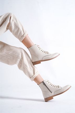 بوت / نیم بوت بژ زنانه جیر BAKGİY - کد 413834288