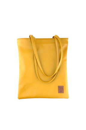 کیف دوشی زرد زنانه چرم مصنوعی Perabags - کد 51427410