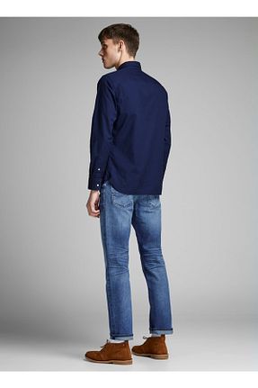 شلوار جین آبی مردانه رگولار Jack & Jones - کد 100290685