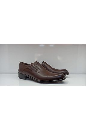 کفش کلاسیک قهوه ای مردانه چرم خالص Pierre Cardin - کد 100210841