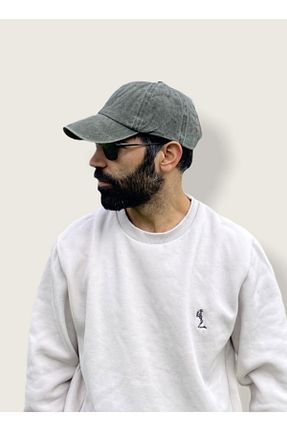کلاه سبز زنانه پنبه ای Zake Mxamade - کد 88294000