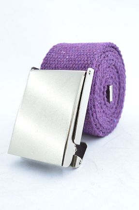 کمربند بنفش زنانه پارچه ای Trend Deri - کد 86593323
