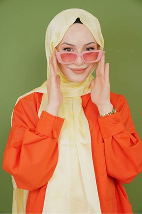 شال زرد زنانه Kamil Keskin - کد 778787601