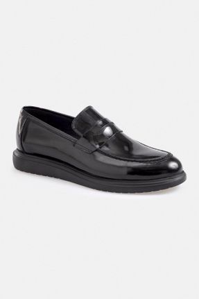 کفش کلاسیک مشکی مردانه پاشنه کوتاه ( 4 - 1 cm ) پاشنه ساده کد 784191353