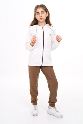 ست بالاتنه و پائین تنه قهوه ای بچه گانه بافت VEGALİFE - کد 784308621