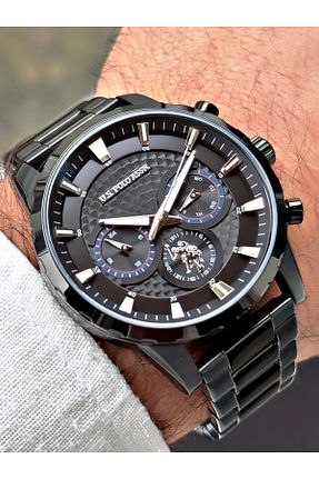 ساعت مچی سرمه ای مردانه 46-50 میلی متر U.S. Polo Assn. - کد 784462498