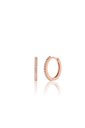 گوشواره نقره صورتی زنانه 925 عیار Zanaatsilver - کد 784643984