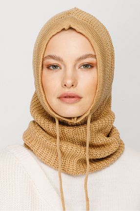 کلاه پشمی قهوه ای زنانه پنبه ای Mooncorn - کد 461424089