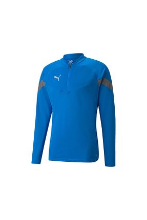 سوئیشرت آبی مردانه ساده Puma - کد 784815114