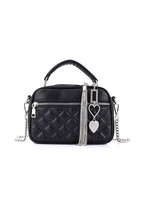 کیف پستچی مشکی زنانه چرم مصنوعی Getcho - کد 745982859
