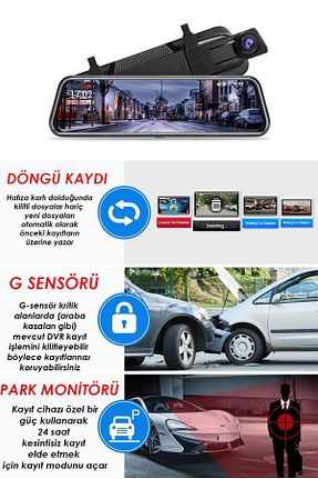 دوربین داخلی خودرو Çift Kamera TECHNOMEN - کد 785153604