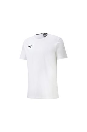تی شرت سفید مردانه رگولار پارچه ای تکی کد 785169520