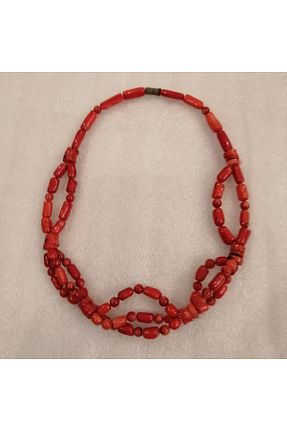 گردنبند جواهر صورتی زنانه سنگ طبیعی Butik Tülin - کد 785196070