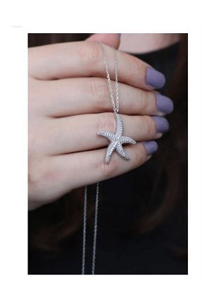 گردنبند استیل ( فولاد ) طوسی زنانه استیل (فولاد) Butik Karaca - کد 785249524
