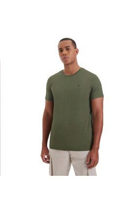 تی شرت طوسی مردانه رگولار یقه گرد مودال- پنبه تکی بیسیک کد 785249137