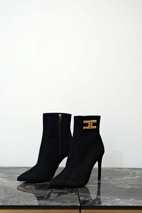 بوت / نیم بوت مشکی زنانه چرم خالص Tenau - کد 784805846