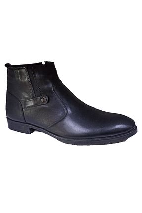بوت / نیم بوت مشکی مردانه چرم خالص EPOCH SHOES - کد 784841810