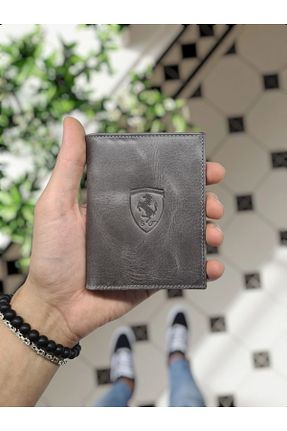 کیف پول طوسی زنانه سایز متوسط VİSSO - کد 784866811