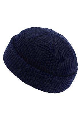 کلاه پشمی سرمه ای زنانه کد 177037449