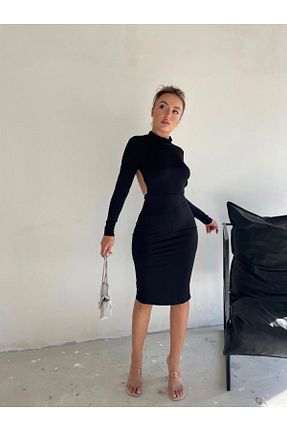 لباس مشکی زنانه جین MAYHOŞ BUTİK - کد 785111119