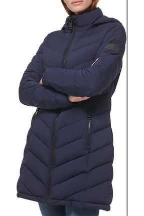 کاپشن سرمه ای زنانه رگولار Calvin Klein - کد 784864123