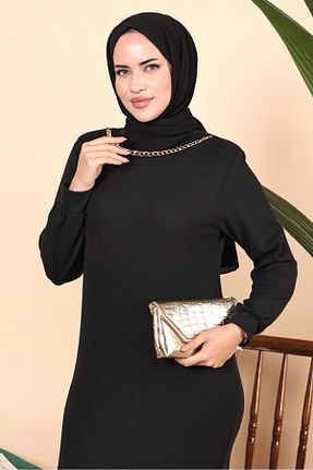 لباس مشکی زنانه بافتنی Bestenur - کد 785170300