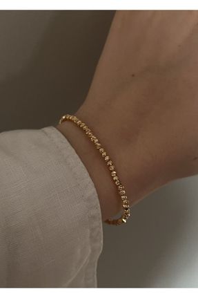 دستبند جواهر طلائی زنانه کد 694316815