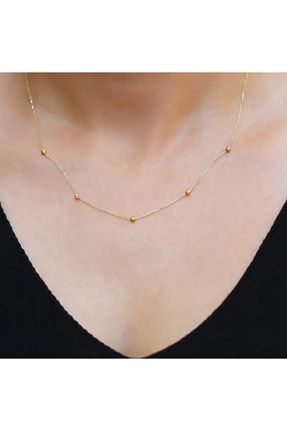 گردنبند استیل ( فولاد ) زرد زنانه استیل (فولاد) Butik Karaca - کد 785249576