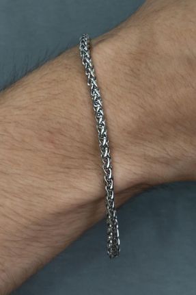 دستبند استیل متالیک مردانه فولاد ( استیل ) کد 31806689