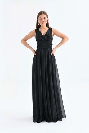 لباس مشکی زنانه بافتنی WOMAN VISION - کد 784891216