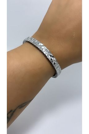 دستبند استیل (فولاد) زنانه استیل ضد زنگ By Semra - کد 784921268