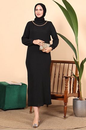 لباس مشکی زنانه بافتنی Bestenur - کد 785170300