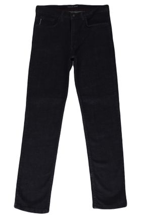 شلوار جین طوسی مردانه پاچه لوله ای فاق بلند ساده جوان کد 785714791
