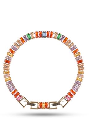 دستبند جواهر زنانه روکش نقره کد 680040243