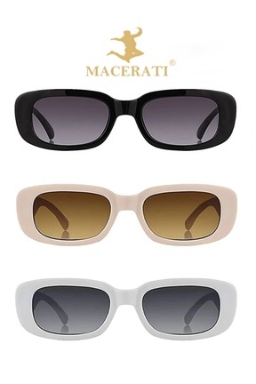 عینک آفتابی مشکی زنانه UV400 MACERATİ - کد 386228695
