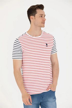 تیشرت قرمز مردانه رگولار U.S. Polo Assn. - کد 785859573