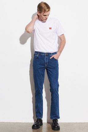 شلوار جین آبی مردانه پاچه تنگ Wrangler - کد 149276617