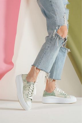 کفش پیاده روی سبز زنانه پارچه ای Gwenliza - کد 365656588