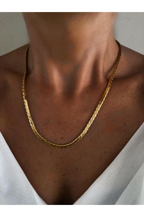 گردنبند جواهر طلائی زنانه روکش طلا کد 336200791