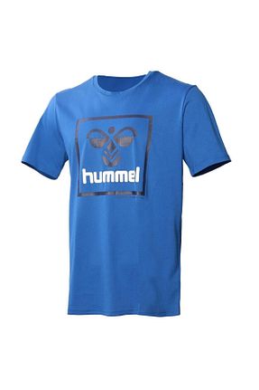 تیشرت اسپرت سرمه ای مردانه رگولار hummel - کد 218288704