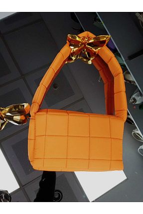 کیف دوشی نارنجی زنانه ساتن MİRMEL BAG - کد 785471806