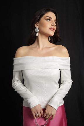 بلوز نباتی زنانه Varaklı Julidress - کد 785658211