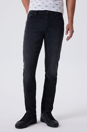 شلوار جین نباتی مردانه پاچه تنگ Lee Cooper - کد 757270702