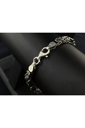 دستبند نقره مردانه 925 عیار Kiriş Gümüş - کد 785345721