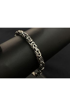 دستبند نقره مردانه 925 عیار Kiriş Gümüş - کد 785345721